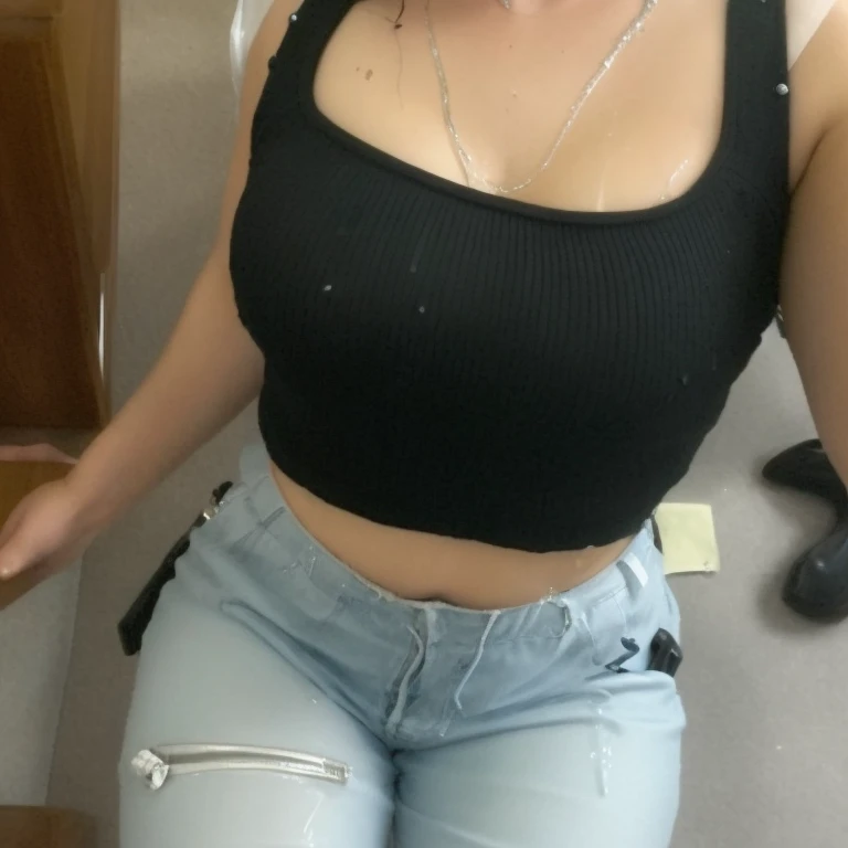 there are two people standing next to each other in a room, blue jeans, waist - shot, wearing jeans, jeans, ripped jeans, middle shot waist up, close up half body shot, exposed waist, wearing ???????? and a jean, ( ( ( wearing jeans ) ) ), close up to a skinny, denim jeans, bottom body close up, beautiful girl, big ???, huge ???, bbw, ???????????, thick, thick thighs, wide ????, bbw, big , sideboob, giant ???, side view, big ????, round ????, tight ?????????, ????????? halfway off, ????????? taking off, grabbing ???, ??? spilling over ?????????, too thick for clothes, facing right, ?????, ????? ??? hanging out of pants, ????????, ??????????, Big ????, huge , ??????????, ????, cute, minimal clothes, thick, bbw, chubby stomach, thick ???????, ????????????????, large ??????, hard ???????, piercing through shirt, ??????? hard through shirt, busty, major cleavage, ?????, ripping through top, spilling over sides, bra too tight, giant ????, extra wide ????, upper body zoom in, showing off huge ???? , fat stomach, see through top, fat bbw, large ?????? showing, major cleavage, down to stomach, wide ????, ????, upper body zoom, showing off , top half only, showing only upper, only a bra, showing off cleavage, ?????, big ???? showing, pale latina big ???? out, ??????????, ?????, huge ??? sticking out the side