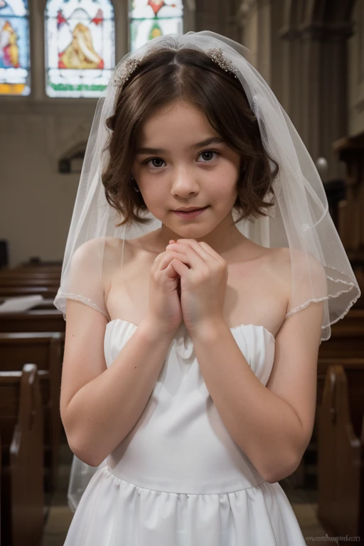 smile 8 year old girl first communion touch penis