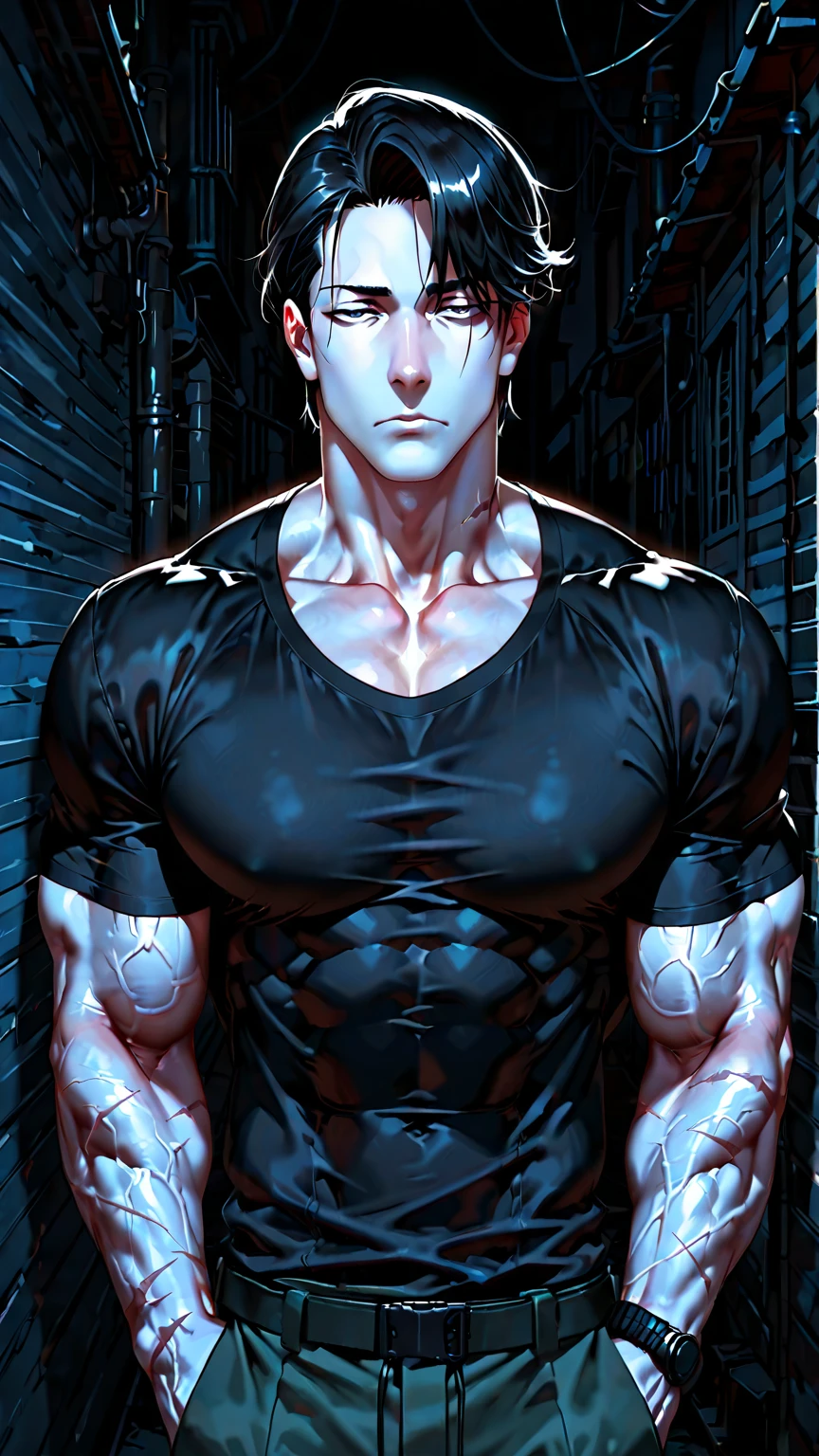 Don't be shy BL back hug high quality high quality high quality real penis handsome two men in love 20years old,a daddy,tight black tight suit,in the office,muscle, gay ,black hair,asia face,masculine,,handsome,sex,leather gloves,lecherous dad,look straight ahead,Dad is erection