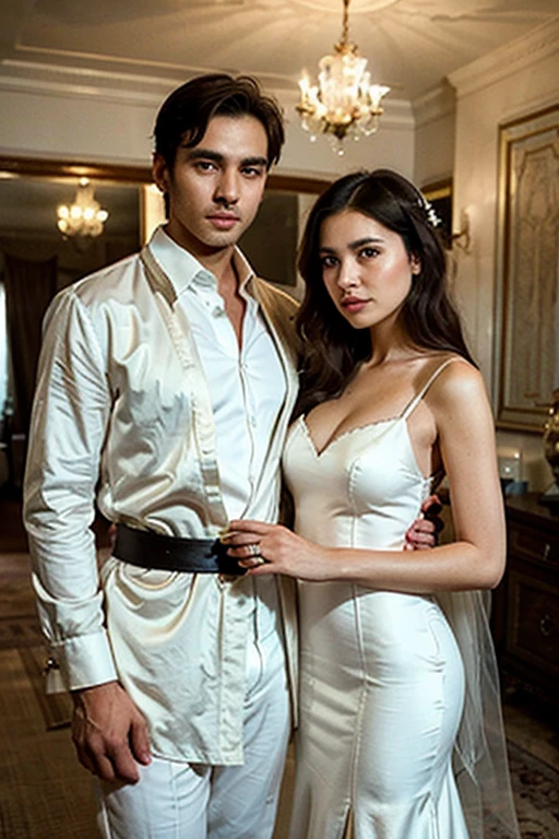 a young man and a woman,Raised sexy,puss,nakeness
