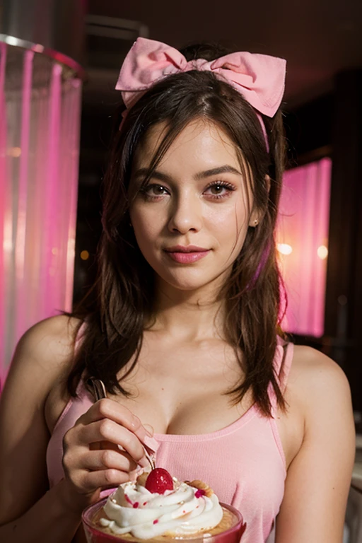 Cat girl with dildo in