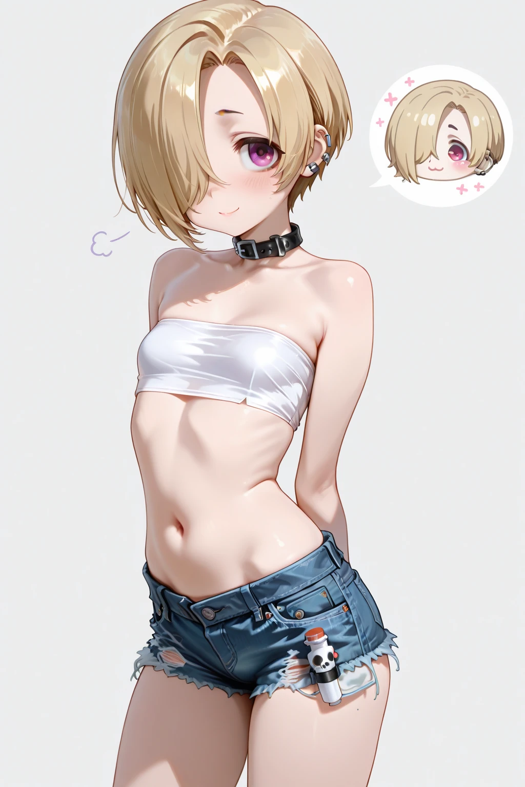 Cool woman,Sharp,boyish,The forehead is visible,Married Woman,whole body,Character portrait,Short Hair,Short Hair,Very Short Hair,slender,Slender,Wet,naked,nude,pants,underwear,全naked