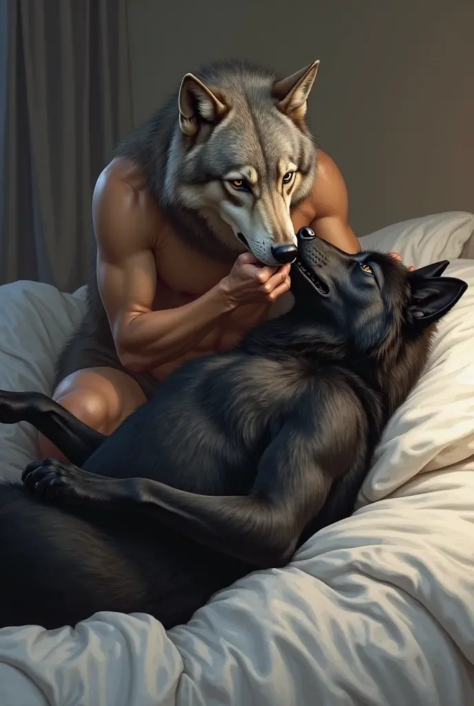 Muscular hairy wolf and sweaty adult (detailded), pose sexy, big pau, view from the bottom, Unclothed, transferring. Big cock, thick roll, ???? grosso, HAVING ???, tomando banho.