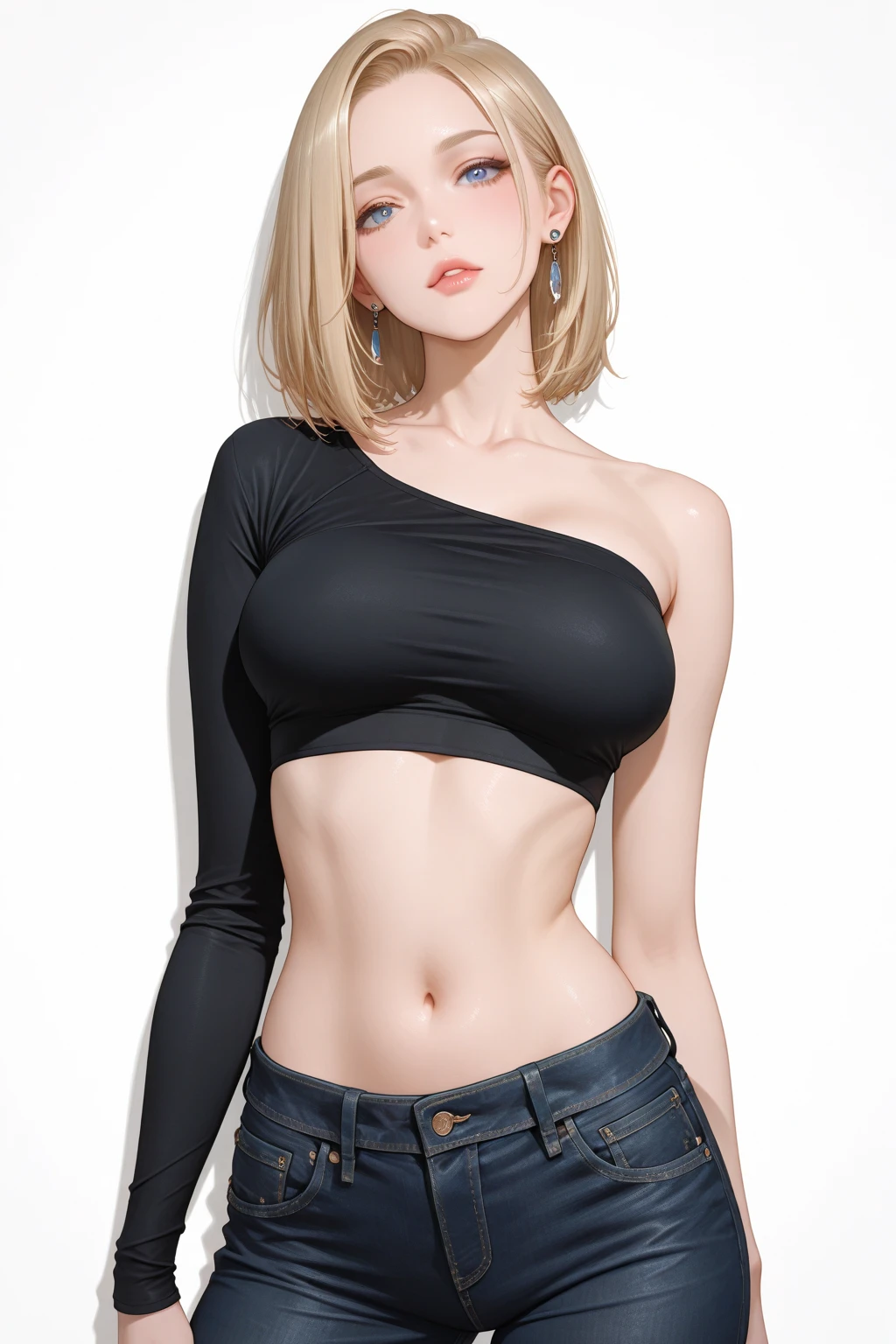 Beautiful mature russian woman、Red Tank Top、Short black denim pants、((Slimed、小柄))、Blonde Shorthair　Sheer black underwear　Photorealsitic、a picture、​masterpiece、reallistic、真实感、photorealisim、High contrast、Photorealistic Art Station Trend Digital Art 8k HD High Resolution Explanation Real, detaileds, Skin Texture, ultra-detailliert, realistic skin textures, armature, top-quality, 超A high resolution, (Photorealsitic:1.4),, hight resolution, detaileds, Raw foto, Sharp Re, Nikon D850 Film Stock Photo by Lee Jefferies 4 Kodak Portra 400 Camera F1.6 lenses rich colors hyper realistic lifelike textures dramatic lighting unreal engine artstation trends synestil 800,
