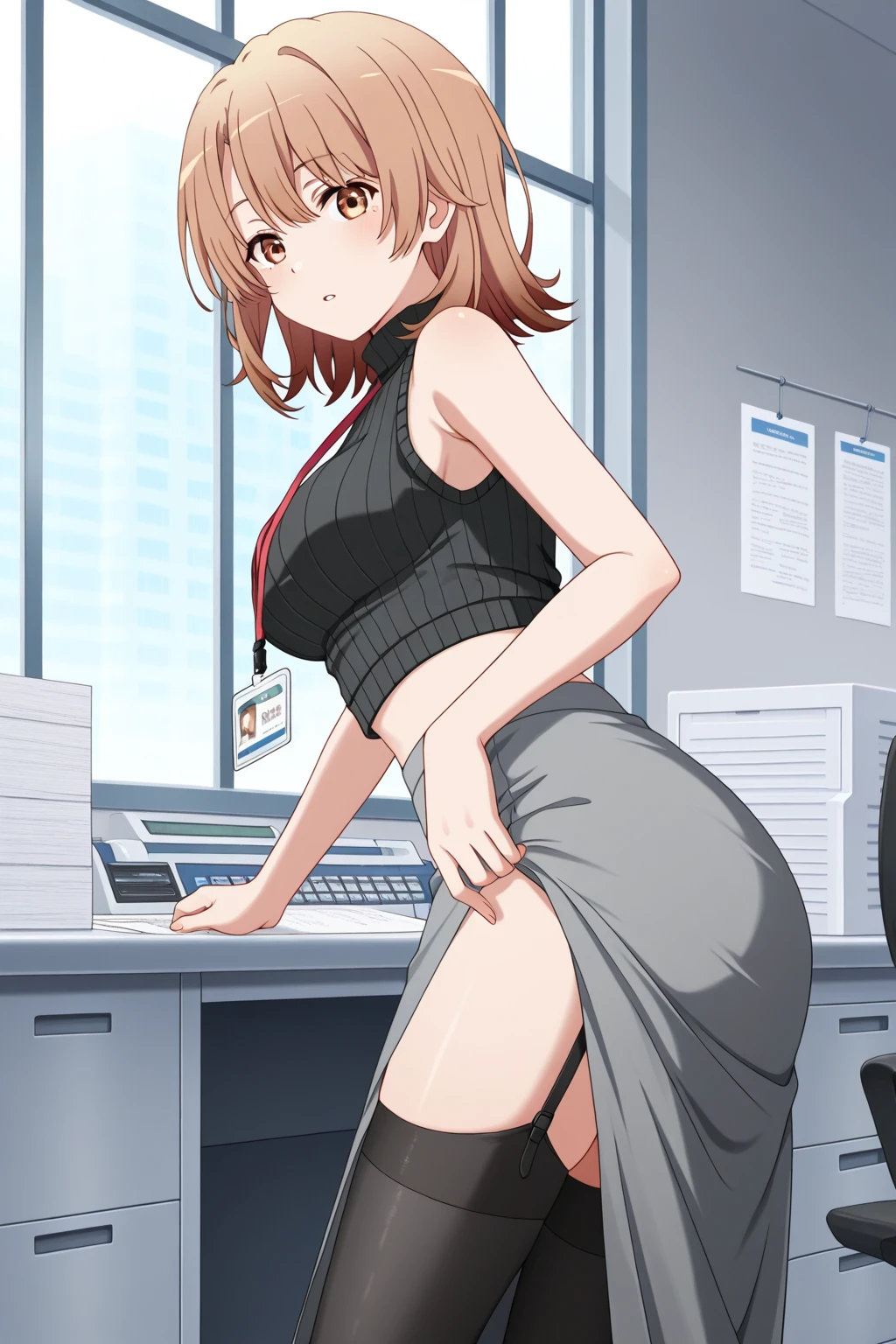 Completely naked、8k, RAW Portrait (Japanese women),masterpiece、Photorealistic:1.2、Realistic, Ultra-high resolution, Highest quality, Real Life Photos ,( in the evening :1.1),
((((1 female:1.5))))、Japanese women,((office lady))、((suit:1.6))、 Short Hairstyles,Slender body,Office window、 ((Dark brown eyes:1.2))、(Real skin texture:1.3)、(Immersive atmosphere:1.2、Chiaroscuro:1.2) 、(Look Viewer:1.4)、((Embarrassed look:1.4))、((Red cheeks:1.3))、((From belowの天井:1.35))、(smile:1.2)、((Roll up your skirt yourself))、((From below:1.45))、((Crotch close-up:1.62))、((Spread your legs out to the side:1.4))、