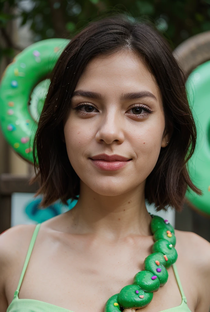 in the garden, huge house