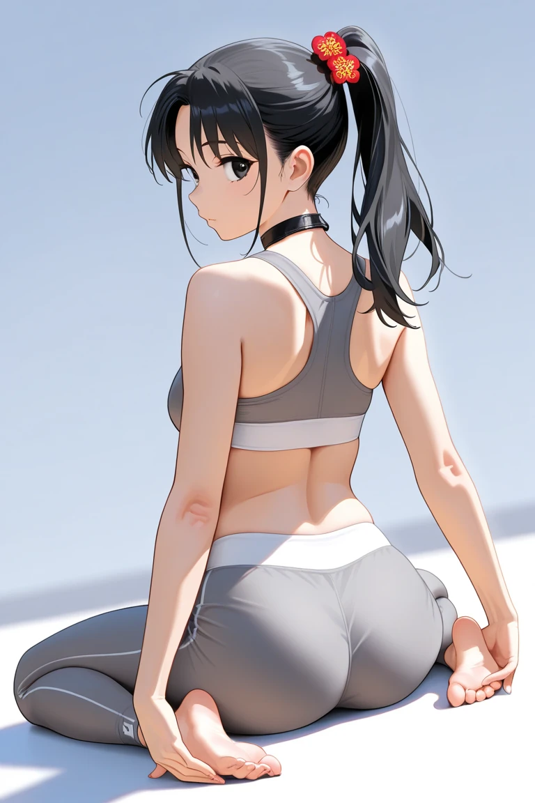 girl in sport leggings