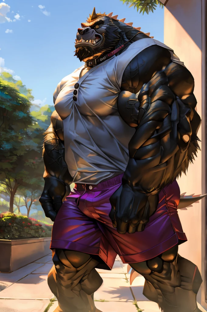 many furry anthro male, from head to feets, lying on black bed, oiled sweat stain, hairy, panther animal face and human body, steroids used bodybuilder, ultimate bulk, muscular men, male art, gigachad muscles, muscular men, male art, Muscular men, Commission for high resolution, muscular!!,sweat ,muscular man ,bodybuilder, slight laugh,veiny muscles, Muscular ,shaggy lumpy body, extreme muscle mass, Close up of lump body,ultra-detailliert,High quality,Photorealistic,Light and shadow
