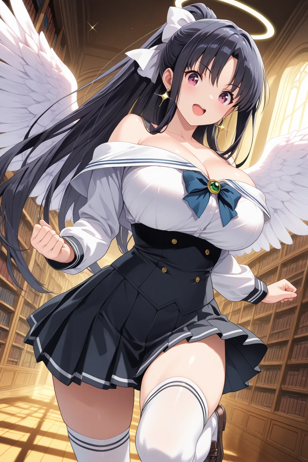 cute little、 lightsmile,Beautie, Anime style, ghibli-like colors, Blazer Uniform、17 age、I'm inviting、on the bed、A dark-haired、White underwear、Take off your underwear halfway、You are showing me your pubic area、Straight hair、Glamour、is open、Colossal tits、de pele branca、Black socks、Eagerness to show、I'm excited、wide-open legs、Very embarrassing、red blush。 Best Quality , Textured skin、 Super Detail, high details, High quality、、masturbation、Crotch facing me,Semi-long hair、I'm、Open mouth