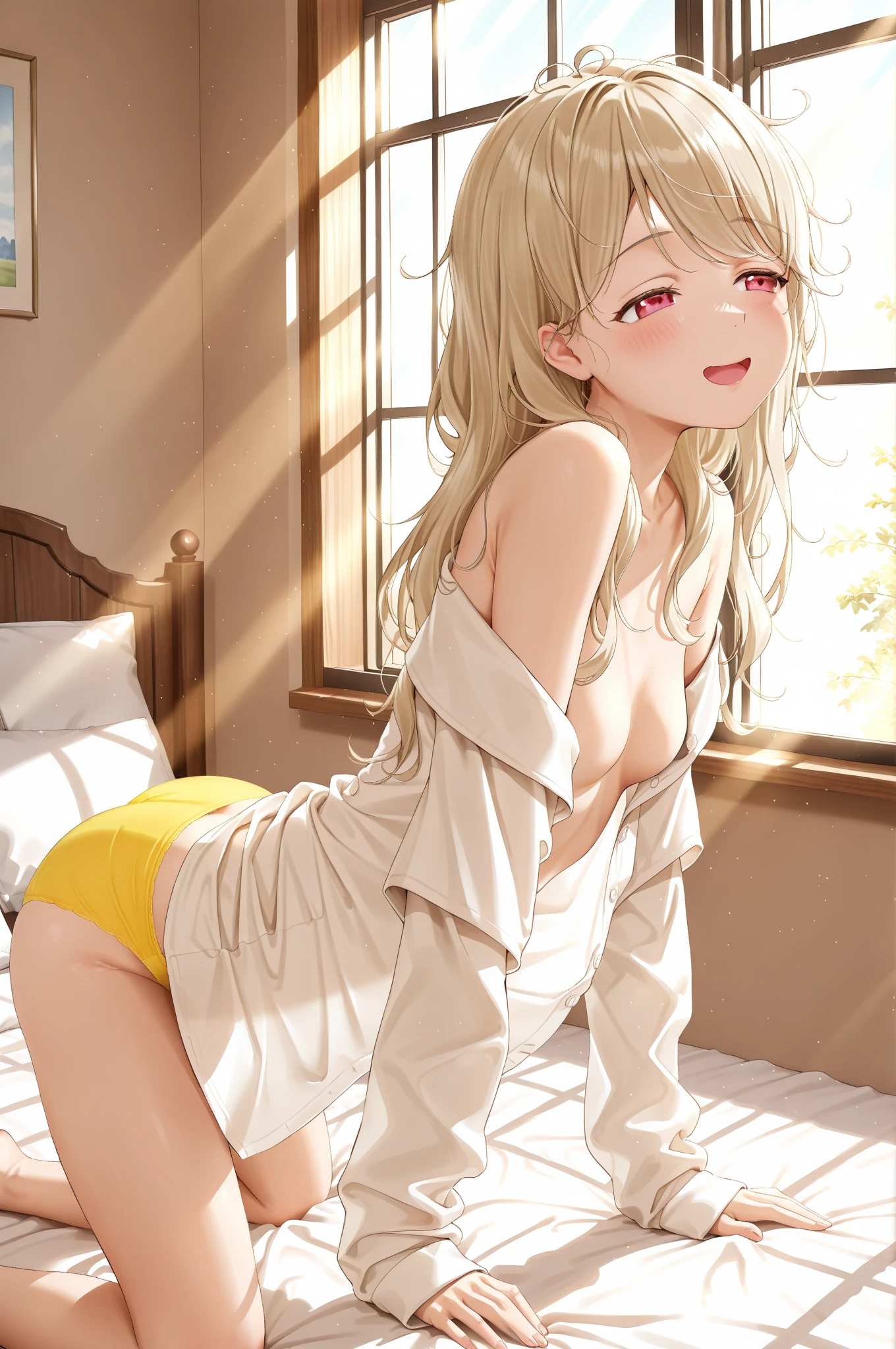 High resolution、4K quality、Super quality、younger sister、Lolita、The viewpoint being observed、pantiesが床に落ちている、白のコットンpanties、panties、used underwear、Crotch stain、Scattered underwear、panties単体、Laundry basket、strip、Underwear is scattered、Underwear is scattered、床一面たくさんのpanties、Very small room、Undressing scene、Browsing Caution