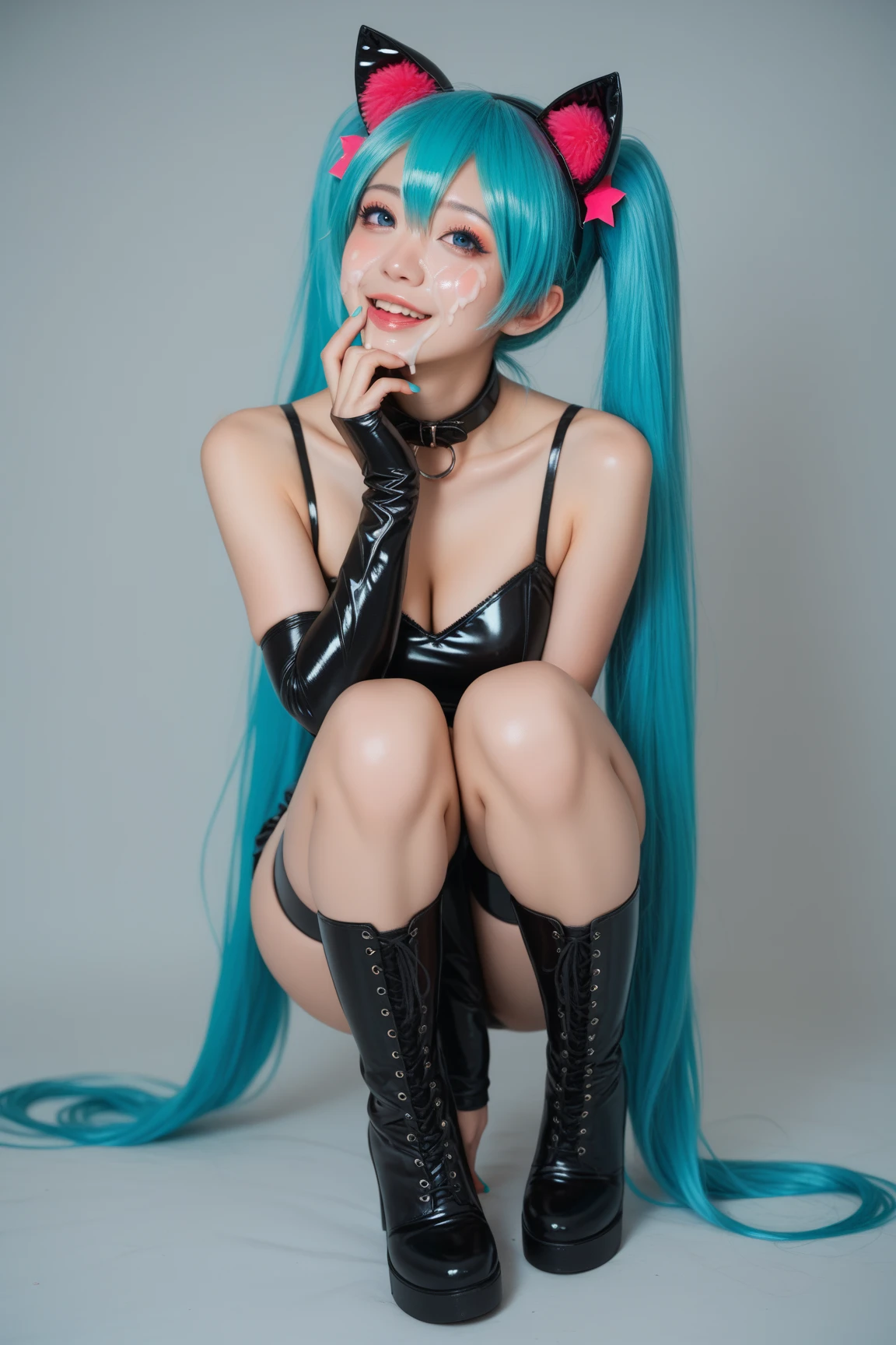 (photorealistic:1.4), best quality, masterpiece, ultra high res, 1girl, (detailed face:1.2), (detailed eyes:1.2), (detailed hair:1.2), (detailed clothes:1.2), 4k, (detailed color:1.2), Ultra detail texture, ulta detail, ultra hight, realistic, 16k, perfect body, bobs, full body, 1 woman, bokeh, detail eyes, detail face, blue hair, scarf