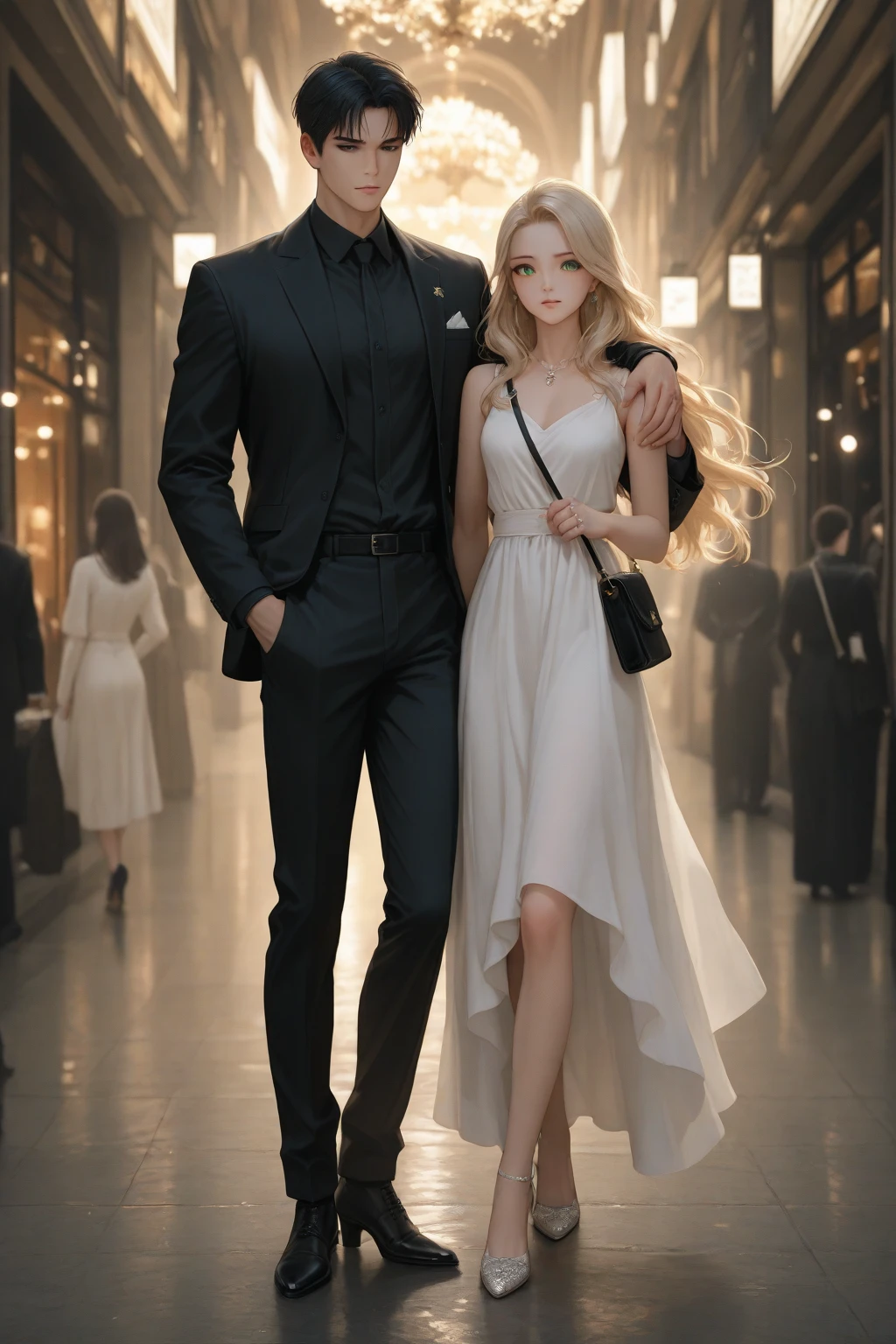 Boy wearing a dress and Girl wearing a suit