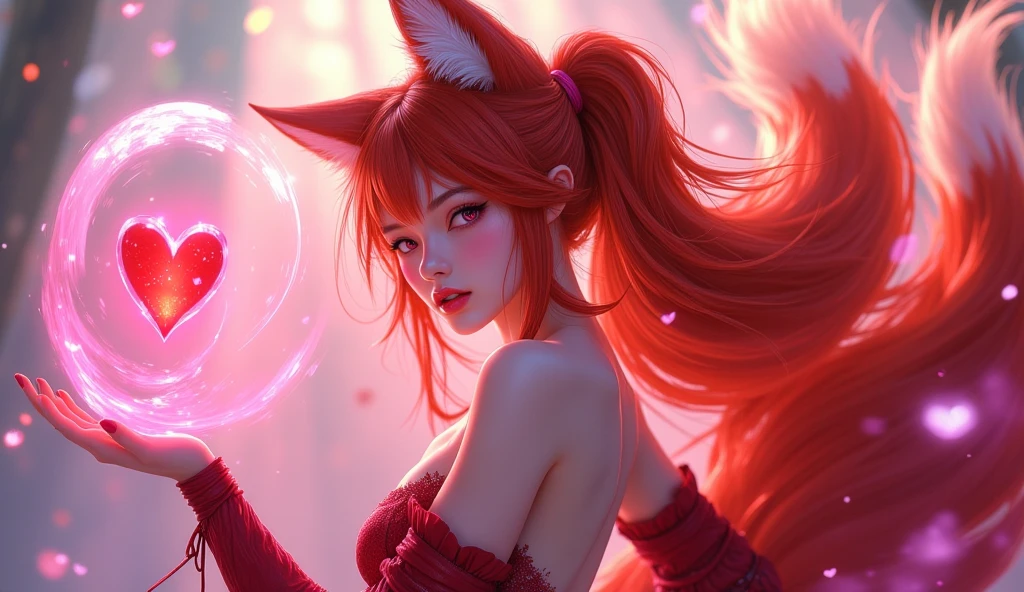 1 girl, ig model, league of legends, xayah, bird ears, action pose, arms up, arms behind head, red hair, brown eyes, lewd face, red bikini, micro bikini, cleavage, armpits, large breasts, wide hips, thick thighs, muscles, abs, realistic, ray traced, jungle, grass, trees, night, stars, moon, clouds