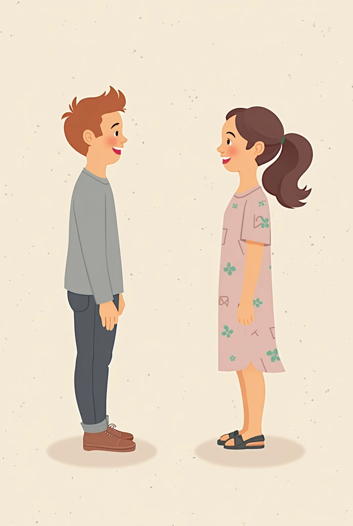 Illustration of a person standing in front of a “fool” (represented by a character with a silly or ignorant expression), but instead of arguing, the person turns away with a smile, indicating that arguing with the “fool” is a waste of time.