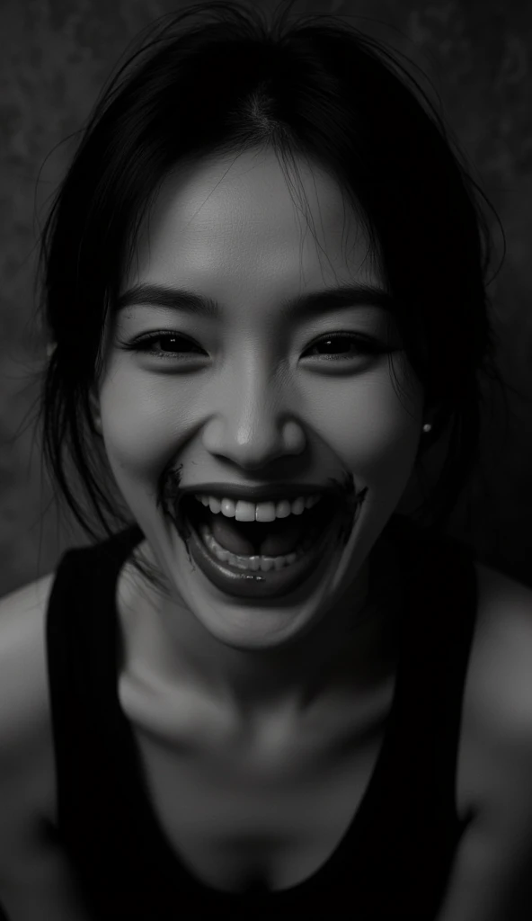 Screaming face,Loud artistic,high-level image quality,8K,up of face,Art Book,