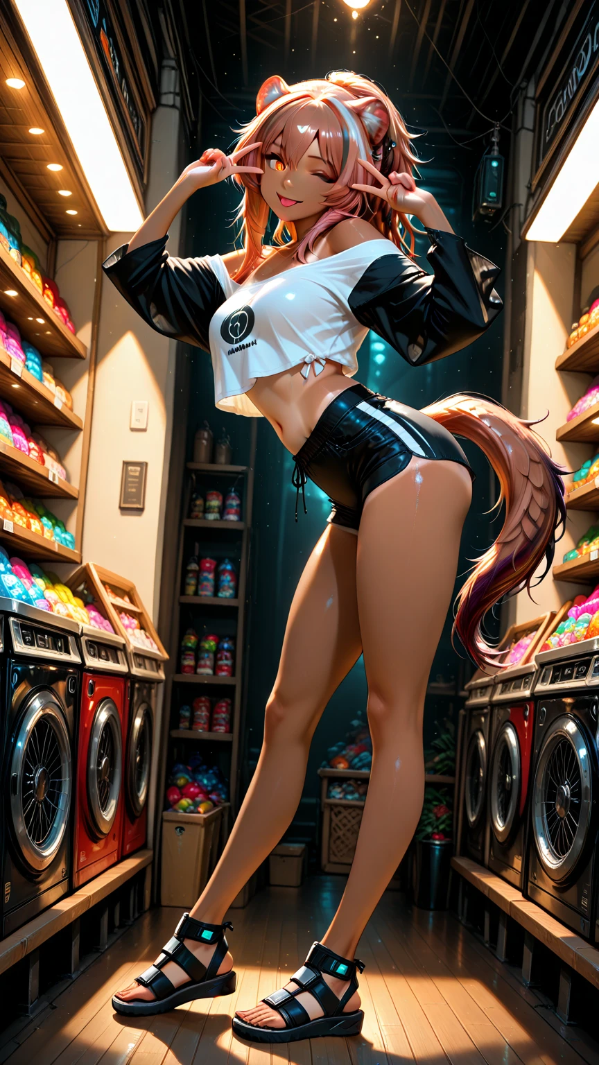 Royal sister,ff Tifa,picture-perfect face,Stand by the pool in sexy clothes,