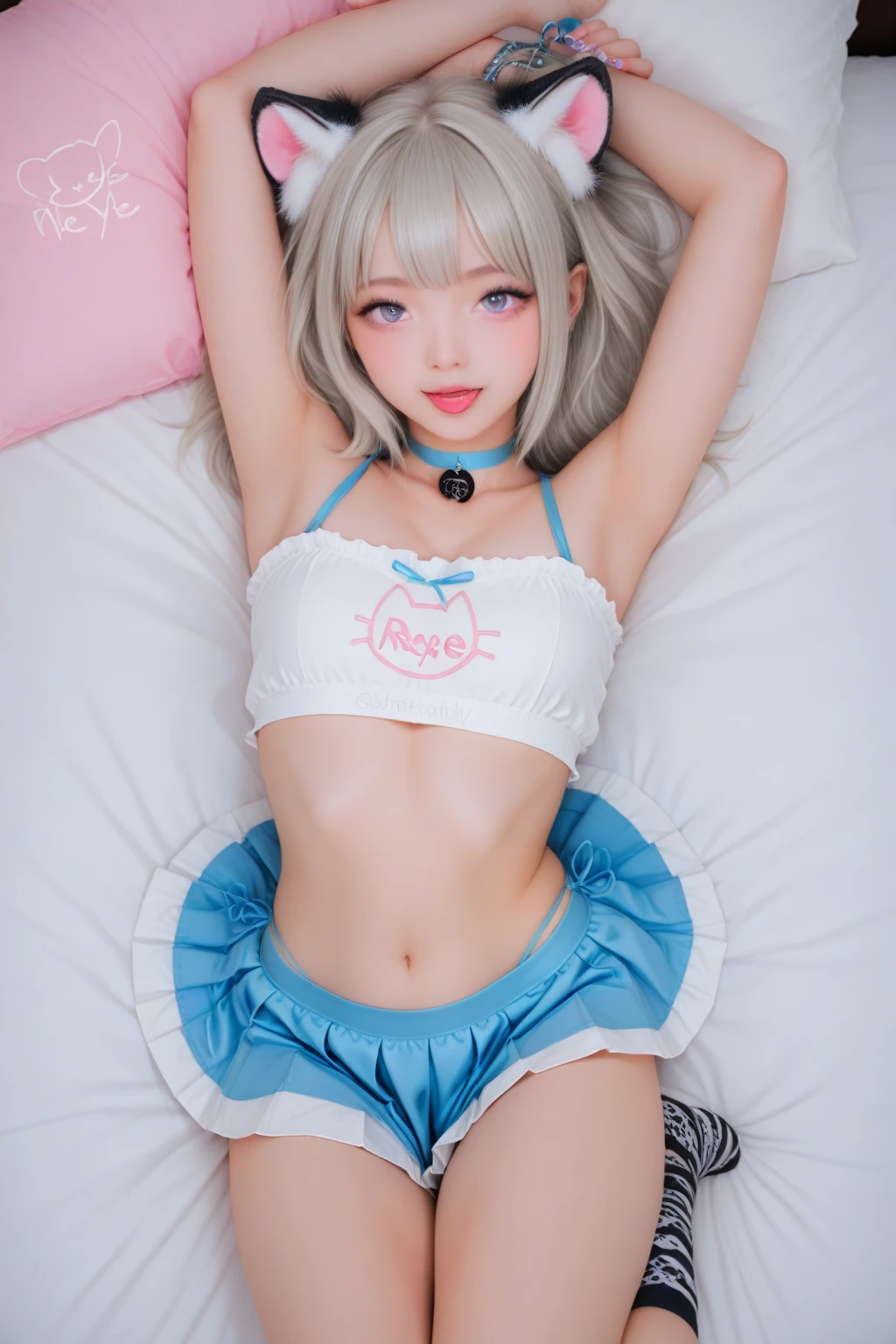 Slender,young girl body,sexy cloth