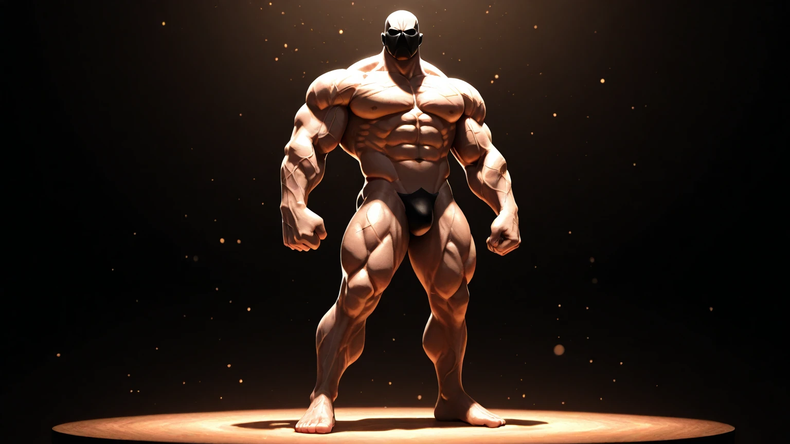 bodybuilder body, Tank top shirt, Alien head
