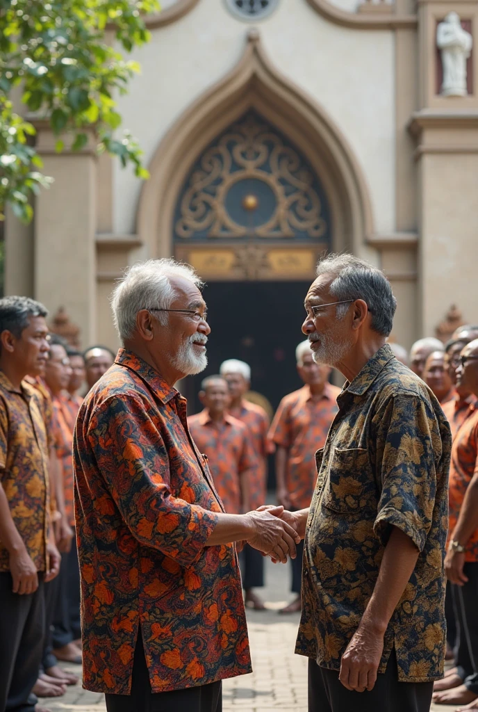 Malaysian old people gathering