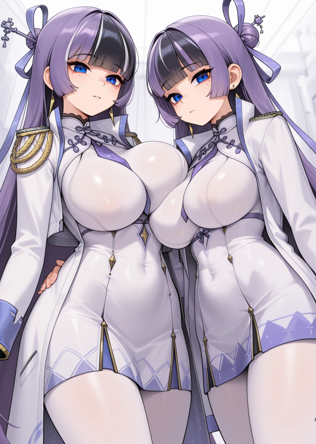 1woman, (((adult woman))), (((sexy))), ((((submissive and breedable)))), cute, blush, nose blush, (((long curly hair))), ((((((((unbelievably massive Z cup,enormous natural breasts:1.5)))))))),(gigantic areolae)(gigantic natural nipples), ((((playboy bunny suit naked )))),(((dripping breasts lactation overflow))), ((((fishnet pantyhose)))), (((perfect erotic breasts)))), ((((bell-shaped rocket boobs))))