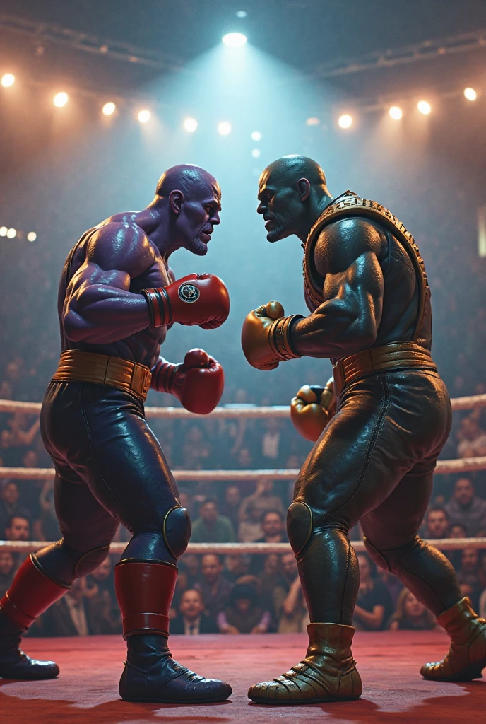 Mike Tyson hanging out with Thanos