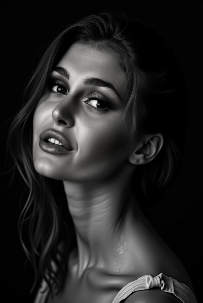 ((low-key)), ((film noir)), ((monochromatic)), misty, provocative, sultry, eerie, shadows, femme fatale, Gothic.