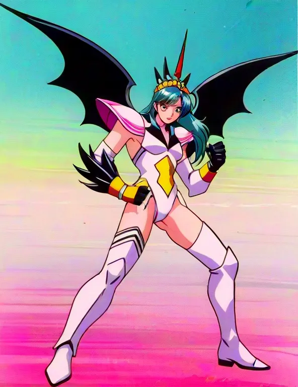 barbarian, digimon, insect angel with multiple heads full armor