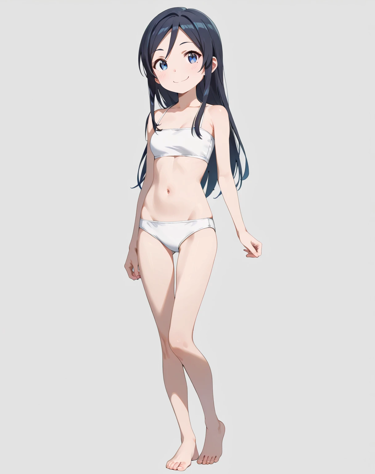 1girl, nyori,masterpiece, best quality,score_9, score_8_up, score_7_up, source_anime, bikini,full body, masterpiece, best quality,