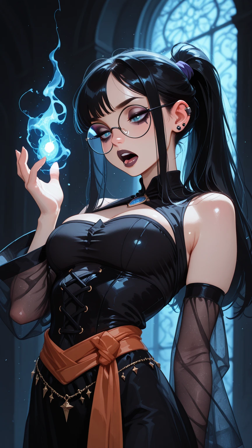 Women 27 year old,wearing white tanktop tight,Bent over in bed , black purple hair, ponytail, love pupils,big breast,sweating,dripping with semen,Spread your legs,Lactation,deepthroat,eating a large penis,sex toys,Condom Tied to the thighs, the sex organ is in the vagina, making the costume tighter,Make a Cum flows out of her vagina,Coat with lubricating fluid,Make next to it some condoms full of lubricating fluid,How hard is it to make her orgasm?,Even more hardcore,Image of a tentacle entering her vaginal opening,Make the tentacles go into the mouth,Make the tentacles bind to his body,Make the neck tied with tentacles, make the tentacles touch the vagina,Make the tentacles want to fuck him more,Make the tentacles even more aroused,deepthroat,detailed image, detailing face,Impregnation, blowjob,Cum in pussy,cum in all body,Dripping sweat, dripping with semen,eating a big cock ,detailing art a large penis, tanktop wet,body perfect, Cemen in mouth, detailing semen art, extremely detailing art,add extremely semen, detailed art, glasses,detailed face,detailed body, More tentacles, lactation,Make her vagina flood with semen,Normal tank top