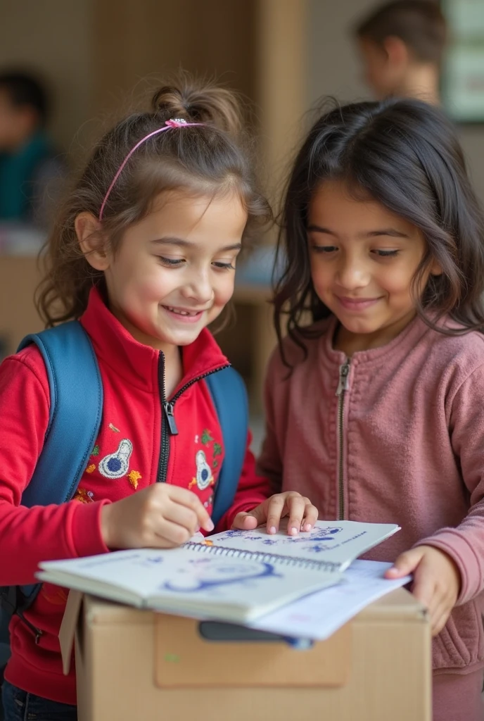 children, burro, livros, escola