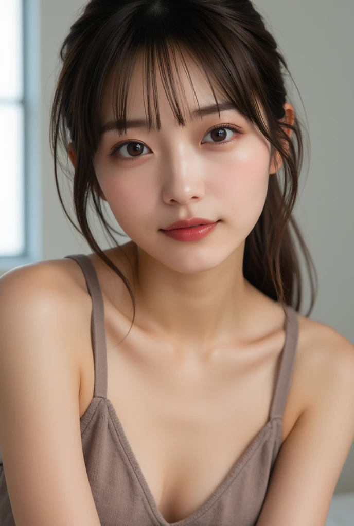 (8k、RAW Photography、top-quality、​masterpiece:1.2)、high-definition RAW color photography、professional photograpy、(realisitic、photos realistic:1.37)、ciinematic light、1girl in、deadpan