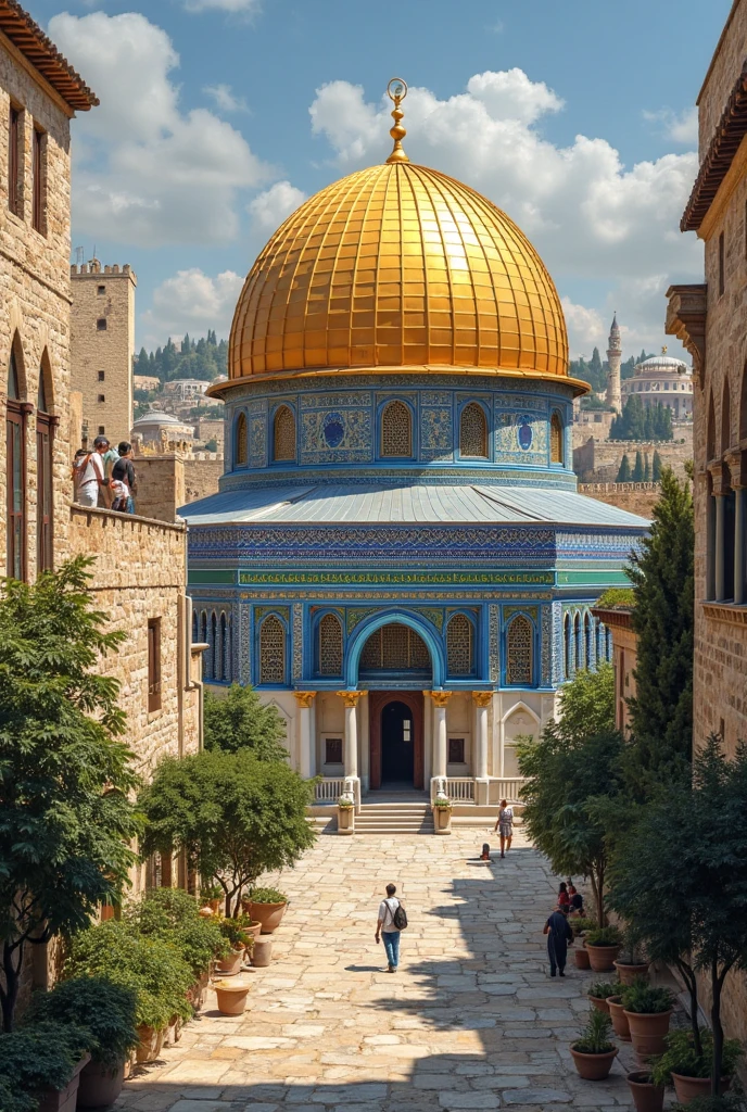 City of Jerusalem full of children, expired model in disney pixar images