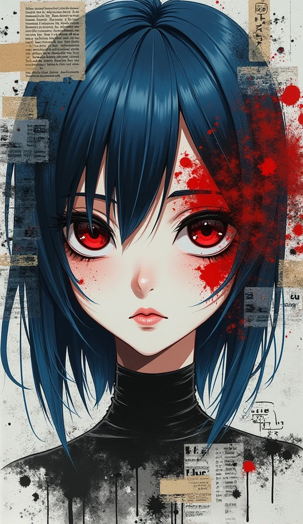 halo, 1girl, outdoors,colorful hair,long hair,solo,horror (theme),body, breasts, (art by Hermann Nitsch, Dariusz Zawadzki),
detailed eyes, Perfect features, (masterpeace, best quality, good quality:1.4), masterpeace, intricate details,