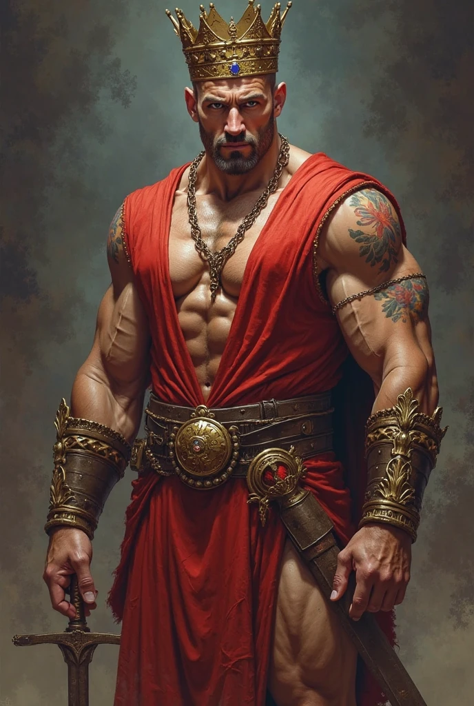 Emperor, nude, huge dick