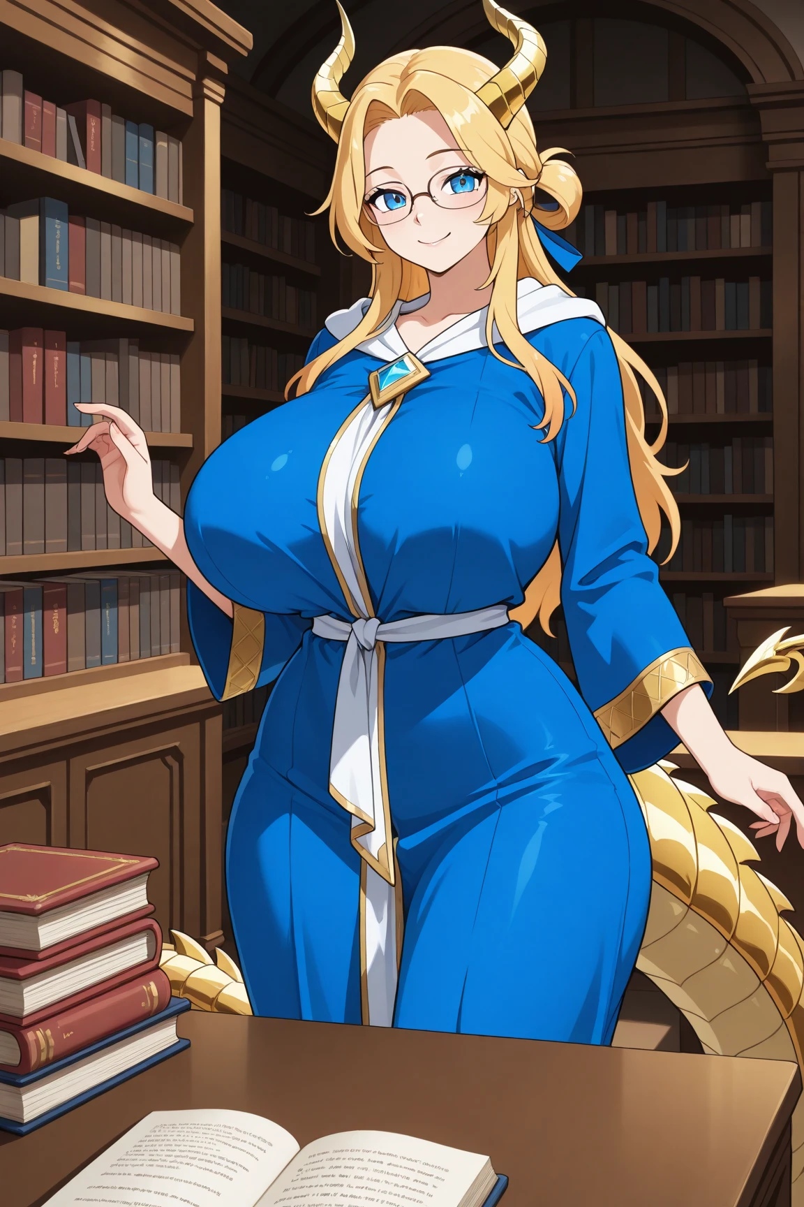 Masterpiece, Best Quality, (((Solo mature woman Janet))), (((platinum blonde hair))), long braided Ponytail, (((wide hips))), (((light blue eyes))), full lips, seductive smile, cleavage, sitting on wooden throne, (((bookshelves, candles))) sunset, blushing, , "beautiful mature face" , age30 , MILF , adult ((open kimono with detailed patterns of gold)), bare shoulder, ((Sexual suggestiveness)), perfect beautiful eyes, detailed eyes. thick lips, ((big boobs)), (Thick thighs), top down, looking down, (((shiny skin))), (((chubby))), (((crystal Ball)), necklace, bracelets, hoop earrings, (((European Face))), (Knife: 1.5)