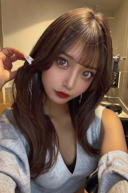 , huge, Twin tails, Silver Hair, hoodie, Vintage Gothic, Pause, cute, Look up, high quality, necklace, ring, bracelet, Earrings,((Natural big breasts:1.2))