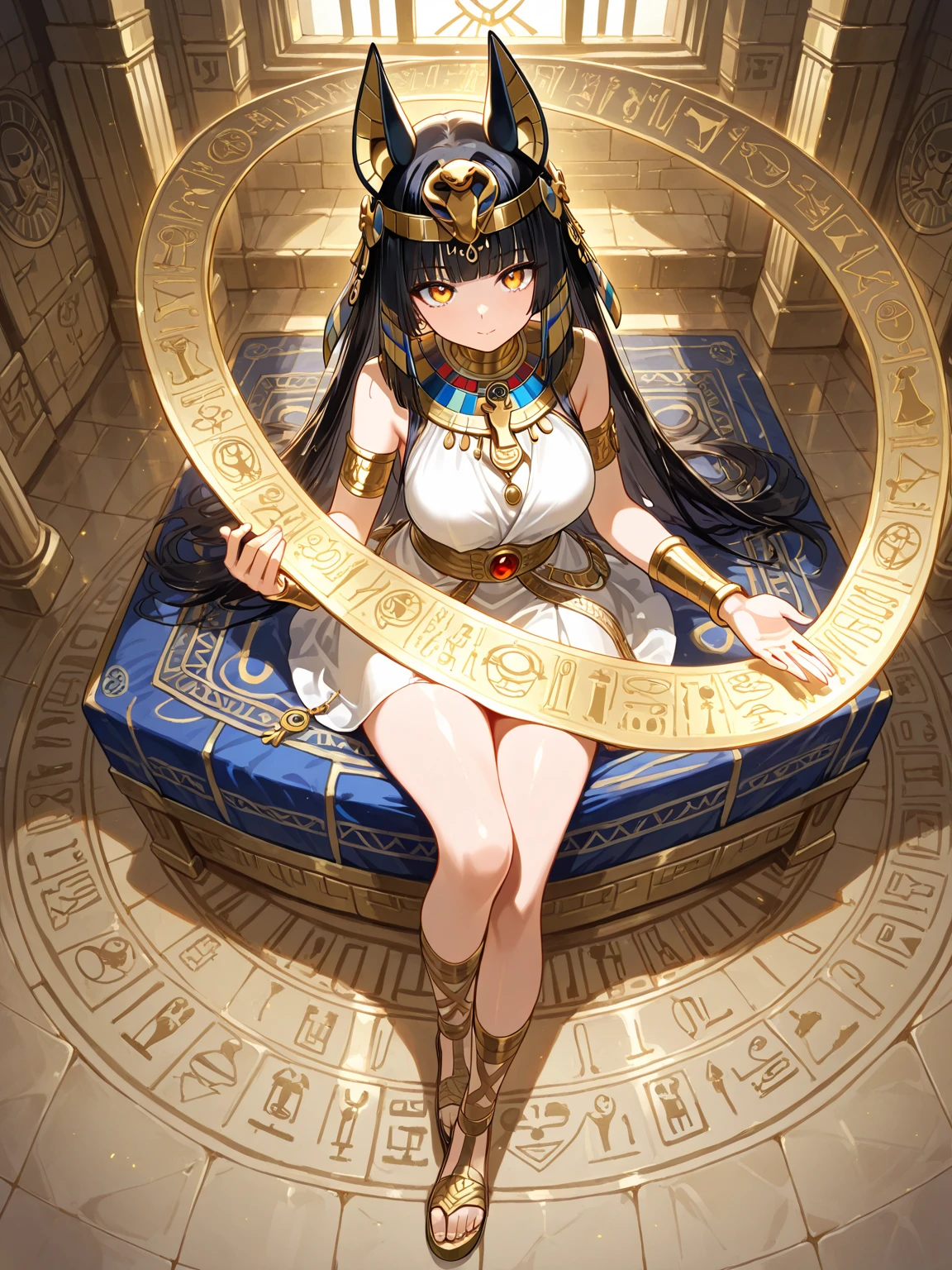 The proud queen of ancient Egypt
Be enchanted by the beautiful and elegant appearance
Symbolic power and wisdom、Led the country
Her history is、Eternal story

Desert lights shine on her
Shine like a goddess
Powerfully、Elegant and、beautiful
Her presence is、Everyone is fascinated
((Sit cross-legged on a gorgeous Egyptian throne:1.2))
Her name is、Engraved in history
Beautiful and graceful Egyptian queen
Who was attracted by her charm々ha、
Even now、Seems to praise her, [[[[Multiple legs]]]], [[[[multiple arms]]]], [[[[tangled legs]]]]