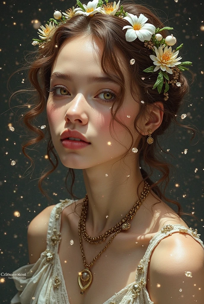 (masterpiece, top quality, best quality, official art, beautiful and aesthetic:1.2), (1girl:1.3), wavy long hair, light purple hair, extremely detailed, portrait, looking at viewer, solo, (full body:0.6), detailed background, close up, blue eyes, (cold arctic winter theme:1.1), fortune teller, charlatan, smirk, mysterious, sitting at table, colorful shoulderless loose gypsy fortune teller clothes,      chalice,   tarot cards, crystal ball,  medieval (tent interior:1.1) background, tent curtains in background, dark mysterious lighting, shadows, magical atmosphere, starry night,, dutch angle