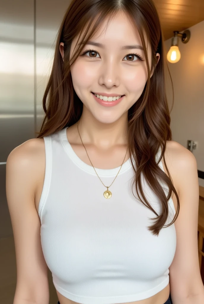 there is a woman that is sitting down with a cell phone, Yoshitomo Nara, young cute wan asian face 20 years old
