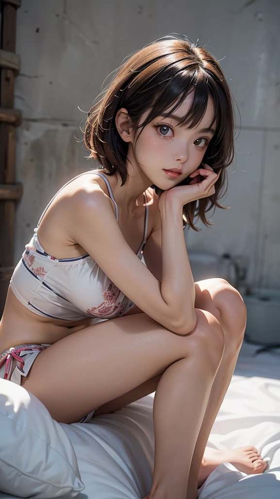 Uruchan-6500-v1.1, (RAW Photos:1.2), (Realistic:1.4), Beautiful detailed girl, Very detailed eyes and face, Fine and beautiful eyes, that&#39;Ridiculous, incredibly that&#39;Ridiculous, Large file size, Very detailed, High resolution, Very detailed, highest quality, masterpiece, Kemomimi, ((Japanese Girls)), shape, Very detailed, CG, Unified, 8k wallpaper, wonderful, The finer details, masterpiece, highest quality, Very detailed CG full body nudist 8k wallpaper, The light shines on your face, Cinema Lighting, 1 girl, 16 years old, (()), ((Dynamic pose))), (Camel Toe), (half), (Sit with your knees apart for the audience)),