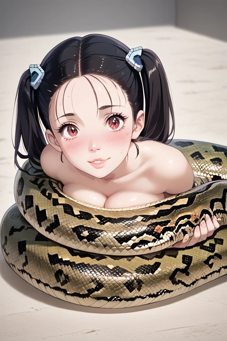 One lady,25-years old,(()) ,((red blush)), ((upper body closeup)), ((maikurobikini))((kissing tentacles)),(())(),Wet with sweat,(A dark-haired,)(tentaculata)Drooling,((swimming pools,sewage))