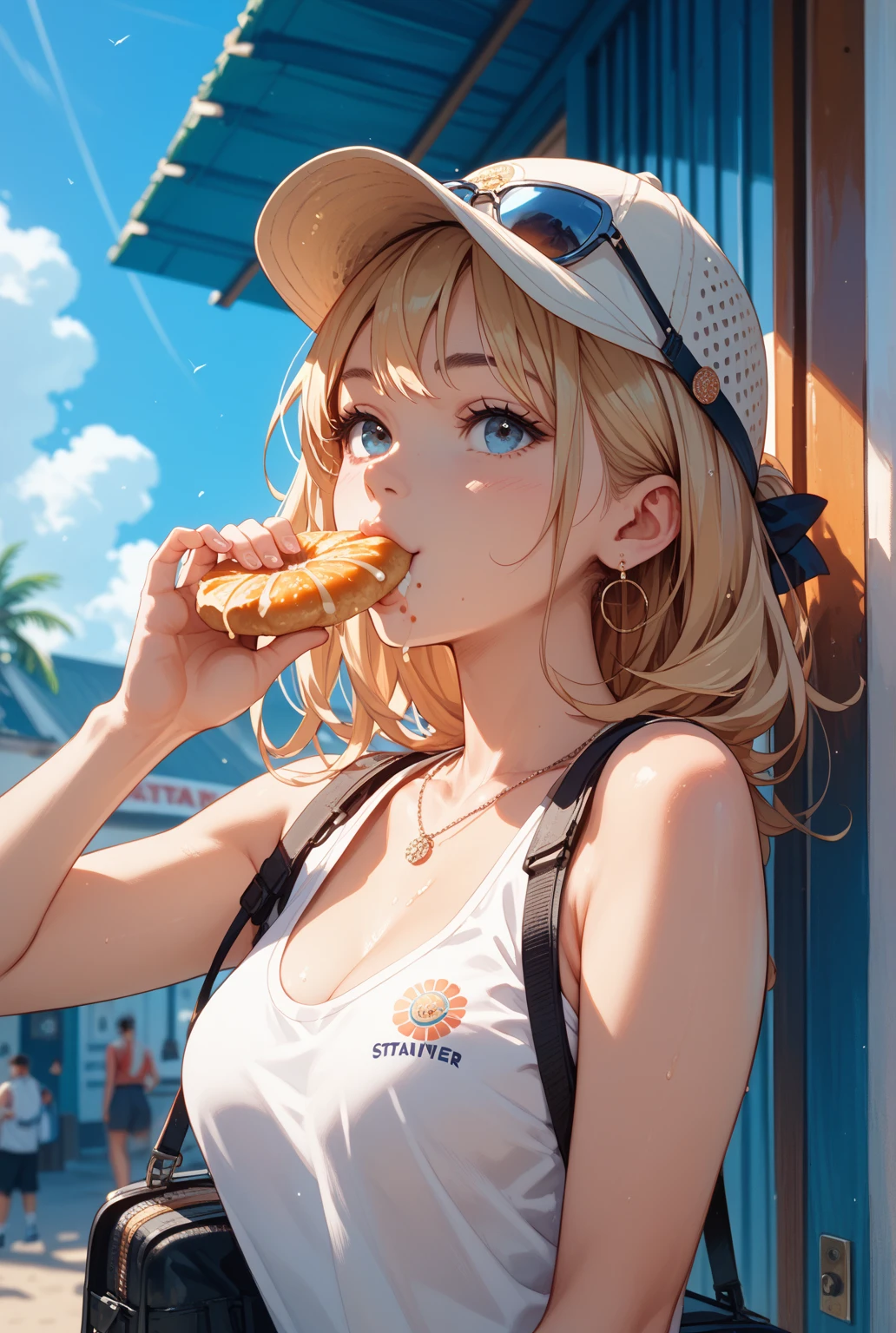 Seagulls and French fries, UHD, retina, masterpiece, ccurate, anatomically correct, textured skin, super detail, high details, high quality, best quality, highres, 4K
