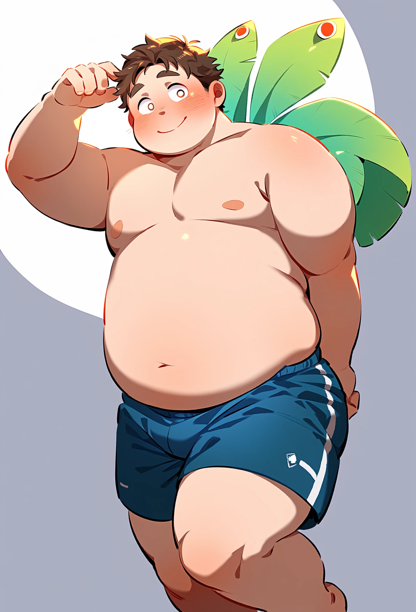 Fat, Chubby belly, Chubby obese, Man, O-Legs, M-Legs, Penis, Naked, Topless, Happy, Boys,