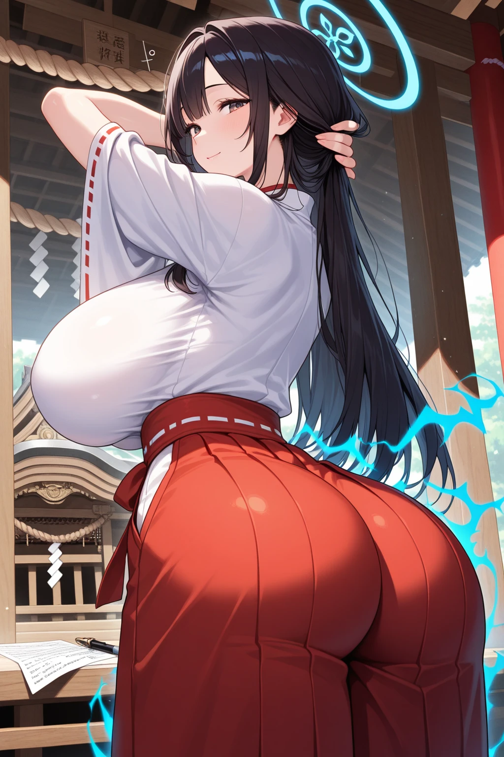 anime girl with big breast sitting on a table in a room, (sfw) safe for work, commission for high res, [ 4 k digital art ]!!, seductive anime girl, !!highly detailed!!, ecchi anime style, kantai collection style, beautiful anime girl squatting, marin kitagawa fanart, akane owari danganronpa