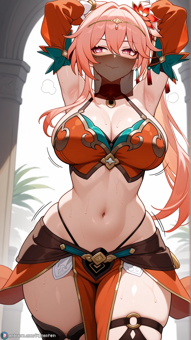 ((masterpiece)),(bestquality),((ultra-detailed)), ((white background)), (dynamic angle),((beautiful detailed red eyes), ((dynamic poses)), large breast, pretty face, full body, ((sexy)), ((erotic)),((niloudef:1.2)),