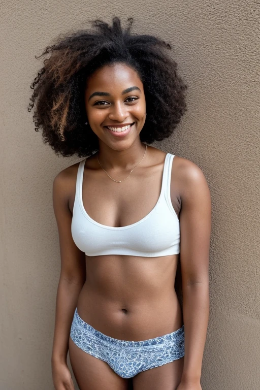 Make a video of high quality of a black girl