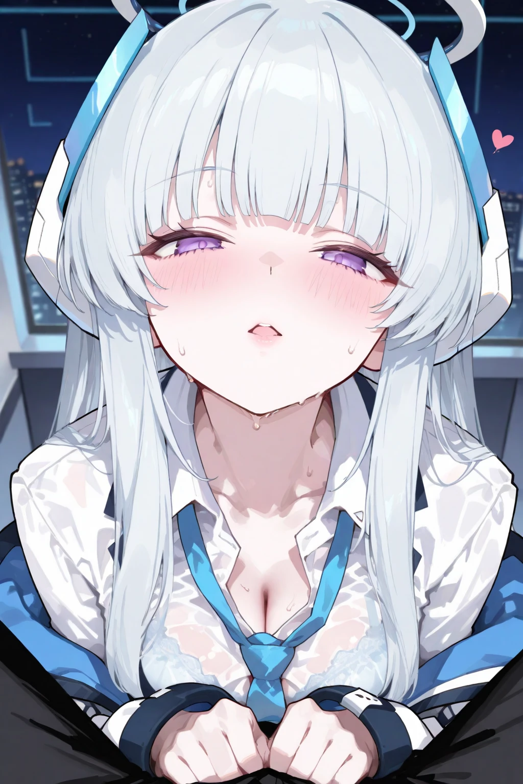 (masterpiece:1), (Absurd:1), (Highest quality:1), (Super detailed:1),(Best Shadow:0.7), (Processed Hair), Perfect Anatomy, One girl, alone, just, just-衣装, Hello, Grey Hair, Purple eyes, Blunt bangs, Very long hair, , (masterpiece),(highest quality),(Super detailed),(Best illustrations),(Best Shadow),(absurdes),(Detailed Background),(so beautiful), (masterpiece),(highest quality),(Super detailed),(Best illustrations),(Best Shadow),(absurdes),(Detailed Background),(so beautiful)just, One girl, alone, Big Breasts, Long Hair, , , Nipples, , , , sexual ecstasy, drool, drunken eyes, in heat, blank eyes, , , dynamic pose, , , , Detailed super oily shiny skin, , , , roll one’s eyes, , , heart-shaped pupils, female masturbation,no pupils, half-closed eyes