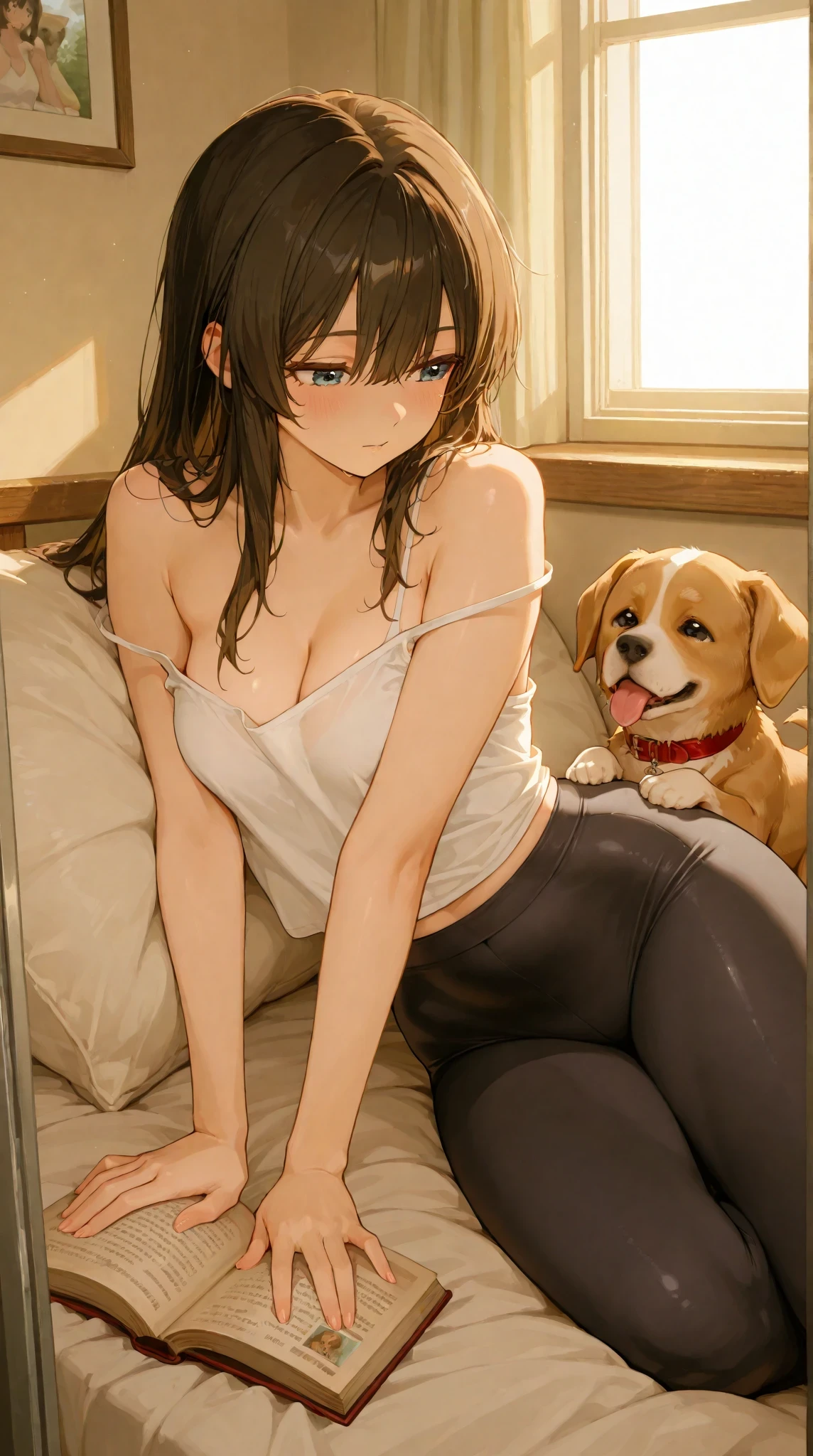 Albino, pretty girl, one girl , full body shot, detailed skin, ultra-detailed, slim body) , large earring, thighs, (beautiful short hair),, fine collarbone, soft navel, soft midriff, soft back, angle from behind, sweaty, beautiful breasts, blush, photorealistic, realistic face, realistic eyes, smirk (((colorful))) (((cleavage))), (freckles), (eye liner), (mascara), ((thick  on body)),(thick  on ass)), ((very sweaty)), ((wet thighs)), ((spreading thighs)), ((hands on thighs))  , (extremely detailed CG 8k wallpaper), (an extremely delicate and beautiful), (masterpiece), (best quality:1.0), (ultra highres:1.0), beautiful lighting ,perfect lightning, realistic shadows, [highres] , (girl wearing short school uniform:1.4, ) , (laying on stomach in  the bed) , (ass appears) , disrobed , noclothes , PUBIS uncovered , BUTT EXposed , uncovered ,  appearssex、{{{{dog and sex}}}}、best quality, naturalness, Dogs are mating with young women., sex, 1 dog and 1 woman, A dog stands behind a young woman., 1 dog, Clear face, rape, no, 1 woman,  spread, Medium bust, naturalness, Dogs are mating with young women., doggystyle sex, 1 dog and 1 woman, A dog stands behind a young woman., 1 dog, Clear face, golden retriever fucks a doggy style.fuck porn dog .dick dog .pussy girl.dog rape girl doggy.dick in pussy.fucking girl.ntr dog (sex) ntr hentai .and dog on the bed.dog fuck she.dogsex black dog.porn.dog rape 18+ she. dick dog .dog fuck pussy.dog rape girl.big dick dog fuck girl.