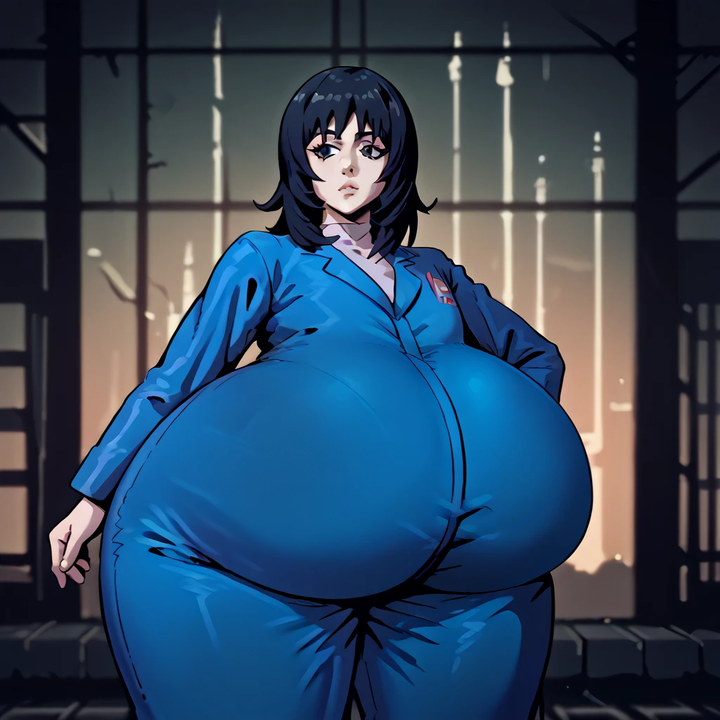 (((kipteitei art))), ((masterpiece)), (((best quality))), ((ultra-detailed)), (((illustration))), detailed face, detailed body, ((2girls)), ((Line art)), (in the style of cell shaded), (vivid colors), skindentation, (((fluffy hair))), looking at viewer, concerned, worried, ((jump suit)), skin tight, (tight clothes), (((post apocalypse))), post apocalyptic city, medium breasts, perky breasts, (wide hips), ((thick thighs)), chubby, thick, curvy, tight belts.