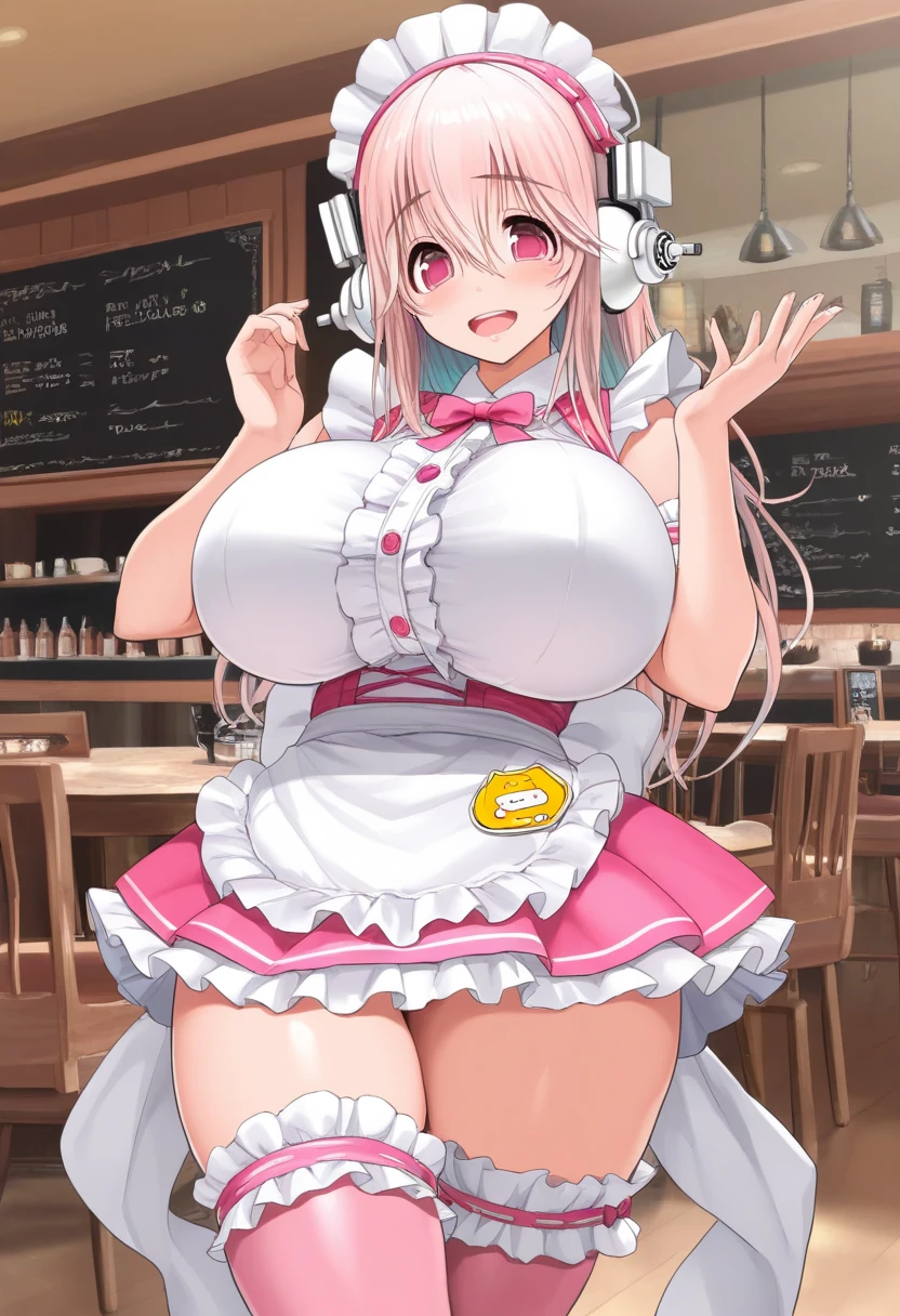 teto kasane, ahoge, pink eyes, Twin drill hair, pink hair, 、 empty eyes Running, See Through detached sleeves,, See Through skirt, t, See Through highhighs, , See Through sleeveless, , See Through shirt, , See Through grey shirt, , See Through collared shirt, , See Through grey skirt,, , big anime eyes, , shiny hair, bare-skin, navel, the groin, BREAK in front of convenience store, large breasts、 Nipples, nsfw, nipple , wet, Flooding. sea. solo